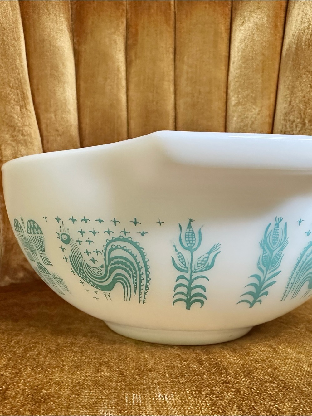 Vintage Pyrex Amish Butterprint 443 Cinderella Mixing Nesting Bowl 2.5 Qt - Picture 5 of 12